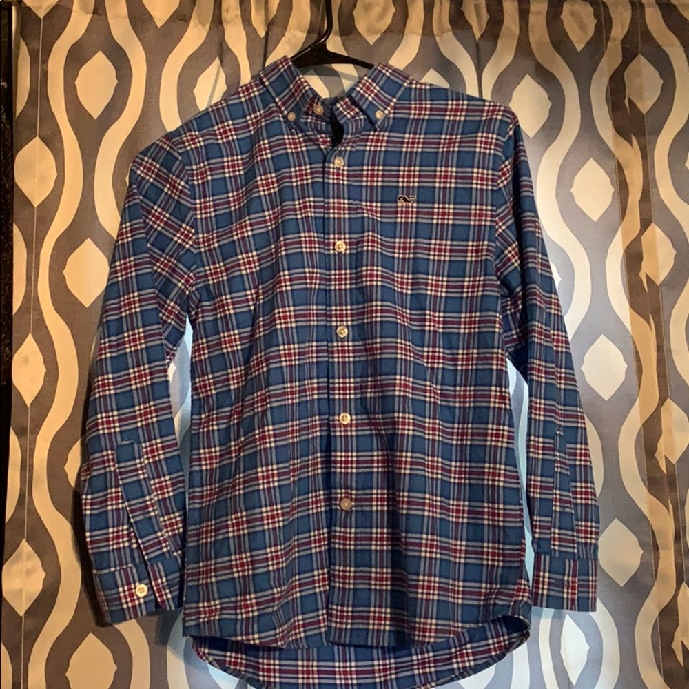 Like new Vineyard vines long sleeve flannel!